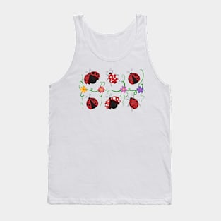 Ladybirds and flowers Tank Top